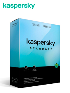 KASPERSKY STANDARD EDITION, PARA UNOS 3 DISPOSITIVOS, LICENCIA DE 1 AÃ±OCOMPATIBL