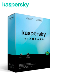 KASPERSKY STANDARD EDITION, PARA UNOS 10 DISPOSITIVOS, LICENCIA DE 1 AÃ±OCOMPATIB