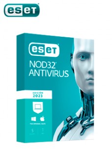 SOFTWARE ESET NOD32 ANTI-VIRUS EDICION 2023 PARA 5 PCS, LICENCIA 1 AÑO.