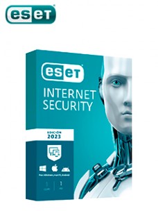 SOFTWARE ESET INTERNET SECURITY EDICION 2023 PARA1 PC, LICENCIA 1 AÑO.