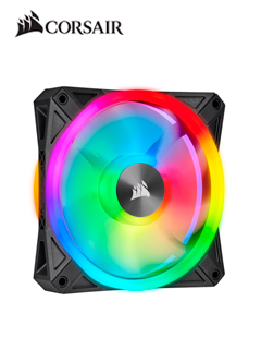 FAN CORSAIR QL120 RGB, 12 CM, 525 - 1500 Â±10% RPM, 6V - 13.2V, PWM CONTROL.AIRFL