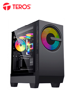 CASE GAMER TEROS TE-1173N, MID TOWER, ATX, USB 3.0 / 2.0, AUDIO.PANEL LATERAL Y 