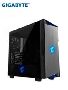 CASE GIGABYTE AORUS C300 GLASS, MID-TOWER, ATX, NEGRO.PUERTOS: 1 X USB 3.1 GEN 2