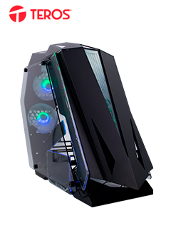 CASE GAMER TEROS TE-1314G, MID TOWER, USB 3.0 / USB 2.0, AUDIO, VENTILADOR ARGB, NEGR