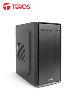 CASE TEROS TE-1028S, MICRO TOWER, 250W, USB 2.0/ USB 3.0, AUDIO HD1 CONECTOR 24/