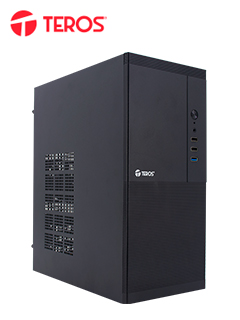 CASE TEROS TE-1033S, MINI TOWER ATX, 250 W, USB 3.0 / 2.0, AUDIO HD, NEGROPRESEN