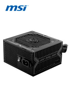 FUENTE DE ALIMENTACIÓN MSI MAG A650BN, 650W, 80 PLUS BRONZE CERTIFIED, FORMATO ATX.