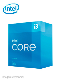 PROCESADOR INTEL CORE I3-10105F 3.70 / 4.40 GHZ, 6 MB CACHÉ L3, LGA1200, 65W, 14 NM.