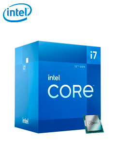 PROCESADOR INTEL CORE I7-12700 2.10/4.90GHZ, 25MBSMARTCACHÃ©, LGA1700, 180W, INTEL 7(1