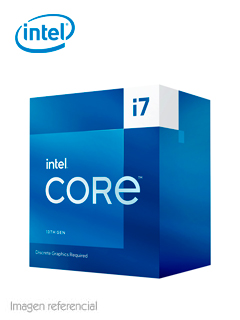 PROCESADOR INTEL CORE I7-13700F 2.10/5.20GHZ 30MBSMARTCACHÃ© LGA1700, 65W, INTEL 7(10N