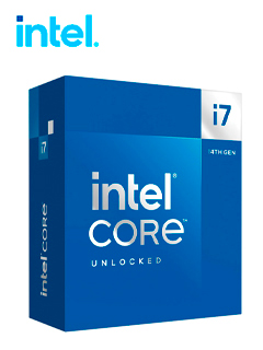 PROCESADOR INTEL CORE I7-14700K 3.40/5.60GHZ, 33 MB INTEL SMART CACHÉ, LGA1700, 125W/