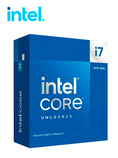 PROCESADOR INTEL CORE I7-14700KF 3.40/5.60GHZ, 33MB INTEL SMART CACHÉ, LGA1700, 125W/