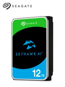 DISCO DURO SEAGATE SKYHAWK AI, ST12000VE001, 12TB, SATA 6GB/S, 256MB CACHE, 3.5