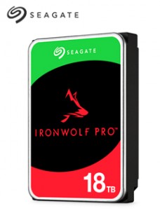 DISCO DURO SEAGATE IRONWOLF PRO NAS ST18000NT001 18TB SATA 6GB/S 7200RPM, 256MB CACHE