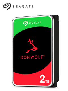 DISCO DURO SEAGATE IRONWOLF NAS ST2000VN003, 2TB,SATA 6GB/S, 5400RPM, 256MB CACHE, 3.