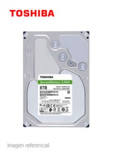 DISCO DURO TOSHIBA SURVEILLANCE S300, 8TB, SATA 6.0 GB/S, 7200 RPM, 3.5.