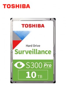 DISCO DURO INTERNO TOSHIBA S300 PRO, 10TB, SATA 6.0 GB/S, 7200RPM, 3.5, CACHE 256MB