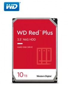 DISCO DURO WESTERN DIGITAL RED PLUS WD101EFBX, 10TB, SATA, 7200RPM, 3.5, CACHE 256MB