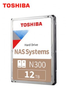 DISCO DURO TOSHIBA N300 NAS, 12TB, SATA 6.0GB/S, 7200RPM, 512MB CACHE, 3.5.