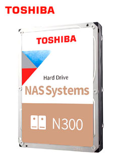 DISCO DURO TOSHIBA NAS N300, 6TB SATA 6.0GB/S, 7200RPM, 512MB CACHE, 3.5.