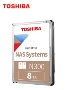 DISCO DURO TOSHIBA N300 NAS, 8TB, SATA 6.0GB/S, 7200RPM, 512MB CACHE, 3.5.