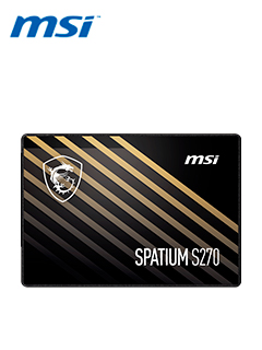 UNIDAD DE ESTADO SOLIDO MSI SPATIUM S270 SATA 2.5 240GB, SATA III 6.0 GBPSVELOC