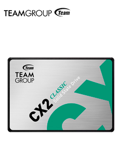 UNIDAD EN ESTADO SOLIDO TEAMGROUP CX2 CLASSIC 2TB, SATA III 6GB/S, 2.5VELOCIDAD