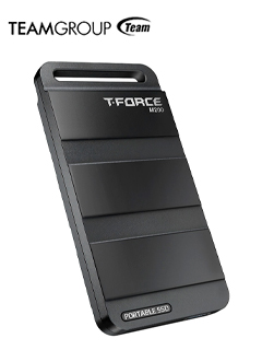 DISCO DURO EN ESTADO SOLIDO EXTERNO TEAMGROUP T-FORCE M200 4TB, USB 3.2 GEN 2X2 TIPO-