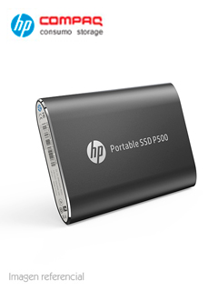 UNIDAD DE ESTADO SOLIDO EXTERNO (SSD) PORTATIL HPP500, 1TB, USB-C 3.2 GEN 1, COLOR NE