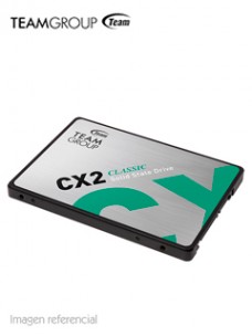 UNIDAD DE ESTADO SOLIDO TEAMGROUP CX2, 512GB, SATA 6.0 GB/S, 2.5, ECC, DC +5VVE