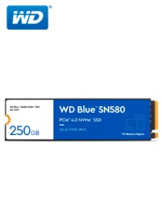 UNIDAD DE ESTADO SOLIDO WESTERN DIGITAL BLUE SN580 NVME 250GB M.2 2280 PCIE GEN4 NVME