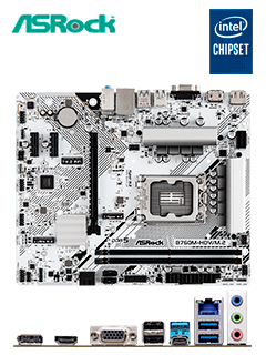 MOTHERBOARD ASROCK B760M-HDV/M.2, CHIPSET INTEL B760, LGA1700, MATXSOPORTA PROCE