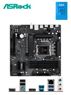 MOTHERBOARD ASROCK B760M PG LIGHTNING/D4, CHIPSETINTEL B760, LGA1700, MATXSOPORT