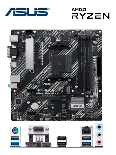 MOTHERBOARD ASUS PRIME A520M-A II/CSM, CHIPSET AMD A520, SOCKET AMD AM4, MATXSOP