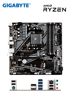 MOTHERBOARD GIGABYTE A520M DS3H V2 (REV. 1.0), AM4, DDR4, HDMI, DP, HD AUDIO.SOP