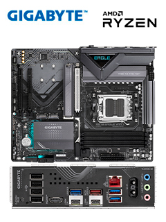 MOTHERBOARD GIGABYTE X870 EAGLE WIFI7, CHIPSET AMD X870, SOCKET AMD AM5, ATXSOPO