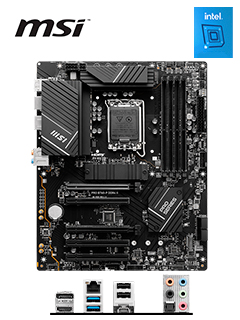 MOTHERBOARD MSI PRO B760-P DDR4 II, CHIPSET INTELB760, LGA1700, HDMI, DP, ATX.SO