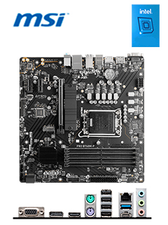 MOTHERBOARD MSI PRO B760M-P, CHIPSET INTEL B760, LGA1700, HDMI, DP, VGA, MATXSOP