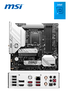 MOTHERBOARD MSI B760M PROJECT ZERO, CHIPSET INTELB760, LGA1700, HDMI, DP, ATXSOP