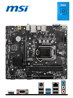 MOTHERBOARD MSI PRO H510M-B CHIPSET INTEL H470, LGA1200, HDMI, VGA, MATXSOPORTA 