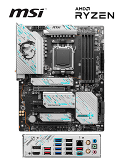 MOTHERBOARD MSI X670E GAMING PLUS WIFI , CHIPSET AMD X670E, SOCKET AMD AM5, ATXS