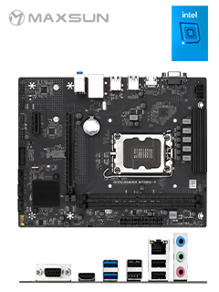 MOTHERBOARD MAXSUN CHALLENGER B760M-F, CHIPSET INTEL B760, LGA1700, MATXSOPORTA 