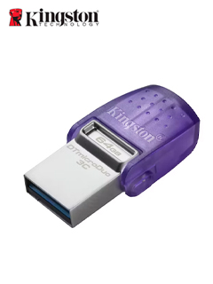 MEMORIA FLASH USB KINGSTON DATATRAVELER MICRODUO 3C, 64GB, USB 3.2 GEN 1.INTERFA