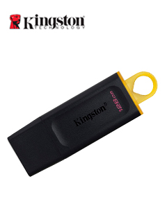 MEMORIA FLASH USB KINGSTON DATATRAVELER EXODIA 128GB, USB 3.2 GEN 1, COLOR AMARILLO.