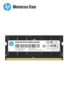 MEMORIA HP X1 SODIMM DDR5-4800MHZ, PC5-38400, 16GB, CL40, 1.1 V, 260-PIN.