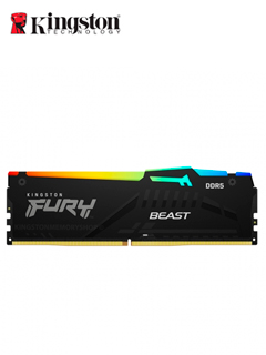 MEMORIA KINGSTON FURY BEAST 16GB DDR5-5200MHZ PC5-41600 CL40, 1.25V, 288-PIN, XMP 3.0