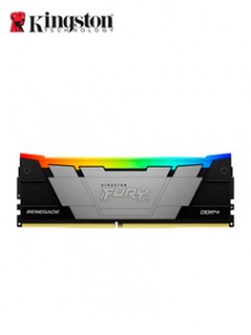 MEMORIA KINGSTON FURY RENEGADE 16GB DDR4-3200MHZ PC4-25600 RGB, CL16, 1.35V, 288-PIN.