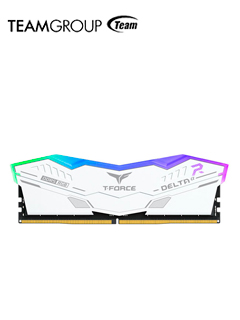 MEMORIA TEAMGROUP T-FORCE DELTAα RGB DDR5, 16GB DDR5-6000MHZ, CL38, 1.25V, BLANC