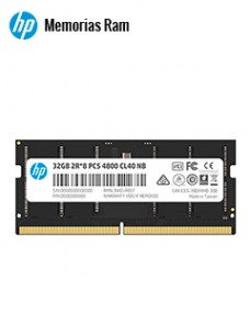 MEMORIA HP X1 SODIMM DDR5-4800MHZ, PC5-38400, 32GB, CL40, 1.1 V, 260-PIN.