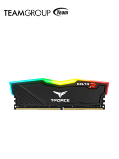 MEMORIA TEAMGROUP T-FORCE DELTA RGB, 32GB DDR4-3200MHZ, CL-16, 1.35V, NEGRO.